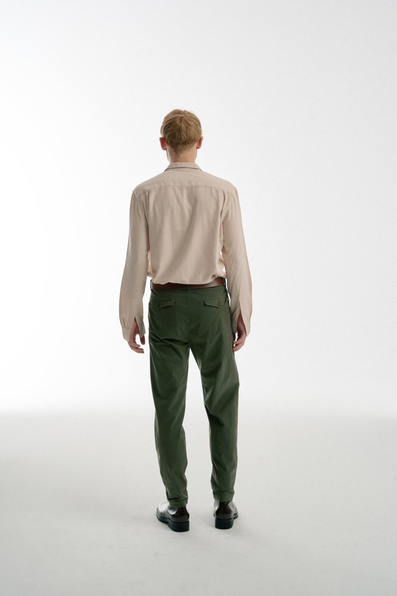 SLOUCHY CHINO / Pesto - Aniven